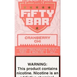 Cranberry Chi Hidden Hills X Fifty Bar 20k Puffs Vape
