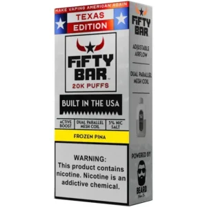 Frozen Pina Fifty Bar Texas Edition