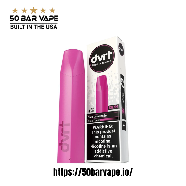 Pink Lemonade Fifty Bar DVRT 2000 Puff